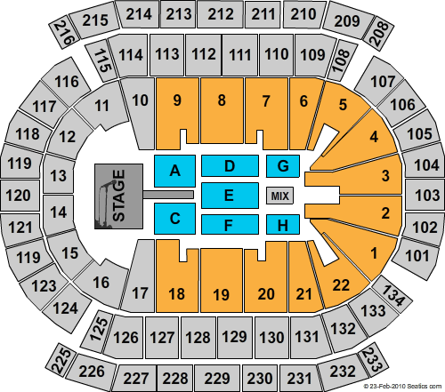 Prudential Center Daughtry Seating Chart